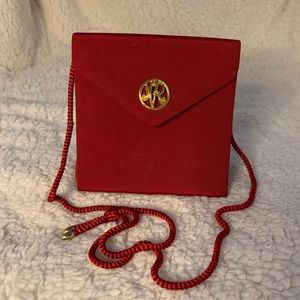 Nina Ricci Red Evening Handbag Vintage